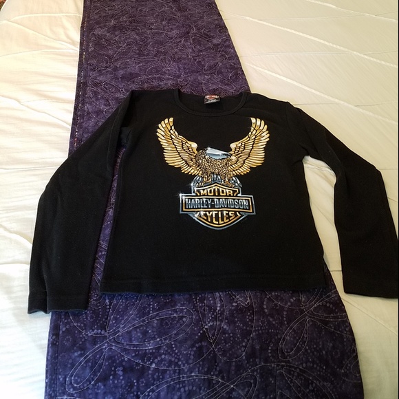 Harley-Davidson Tops - Genuine Harley Davidson women's long sleeve t, M